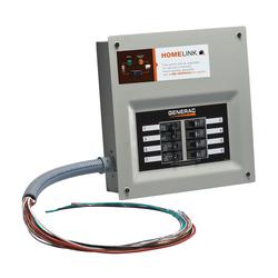 6854 GENERAC 30A INDOOR TRANSFER SWITCH KIT FOR 8-10 CIRCUIT ALUM PIB + CONDUIT