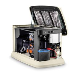 7171 GENERAC 10/9 KW AIR-COOLED STANDBY GENERATOR, ALUMINUM ENCLOSURE