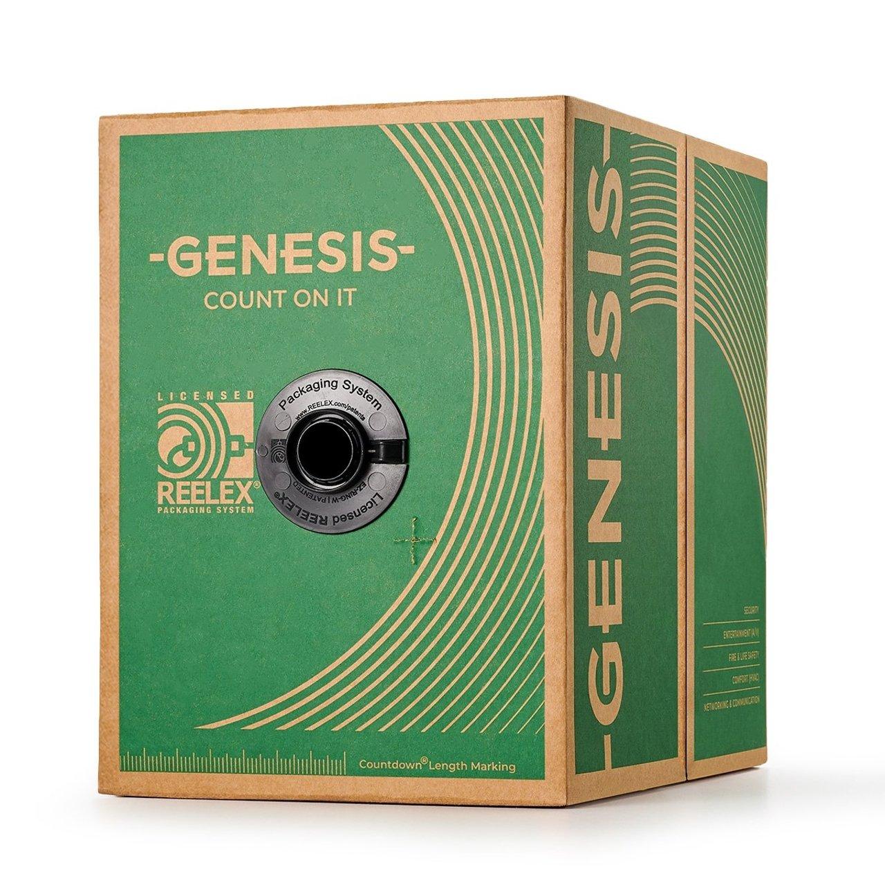 45061101 GENESIS-CABLE 18/2 SOLID 1000' PULL BOX WHITE