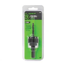 38506 GRE ARBOR,HOLESAW 1/2" SHANK W/3 FLATS