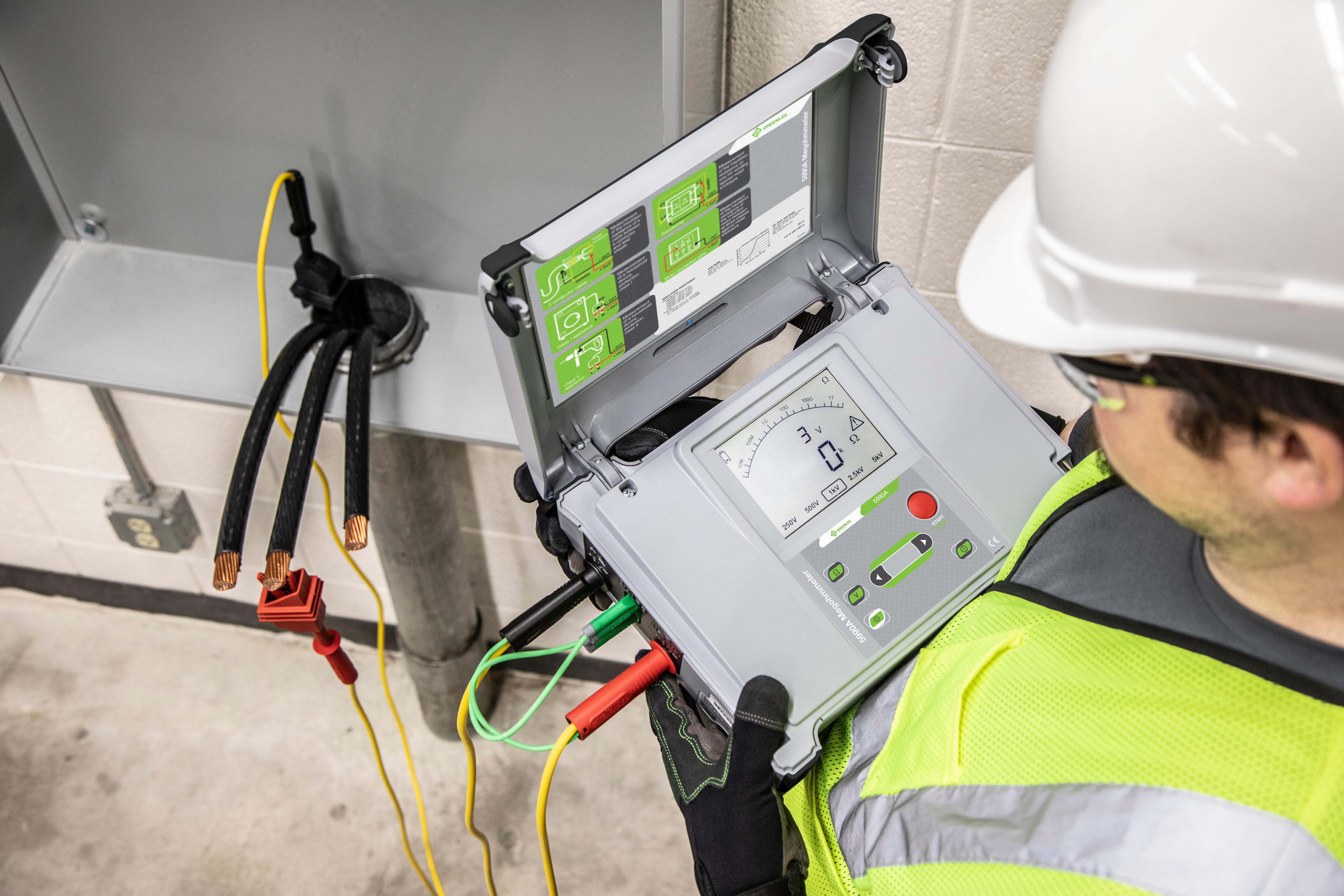 5990A GREENLEE MEGOHMMETER, 5KV
