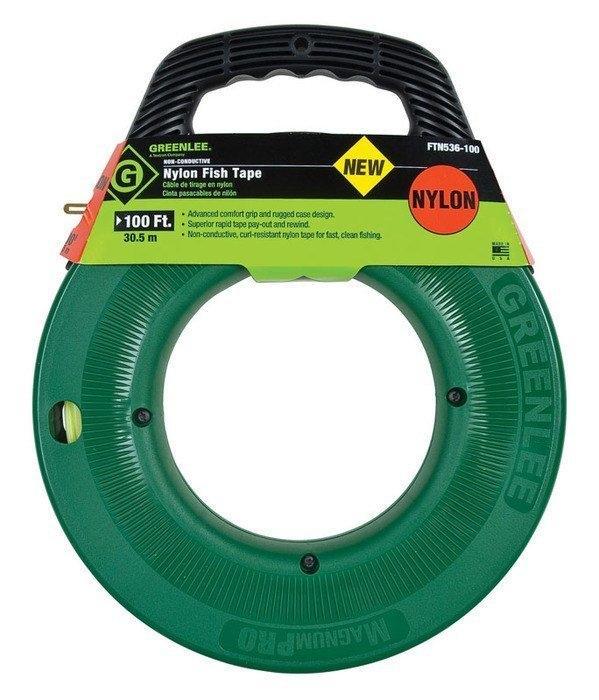 FTN536-100 GREENLEE FISHTAPE,NYLON-100'