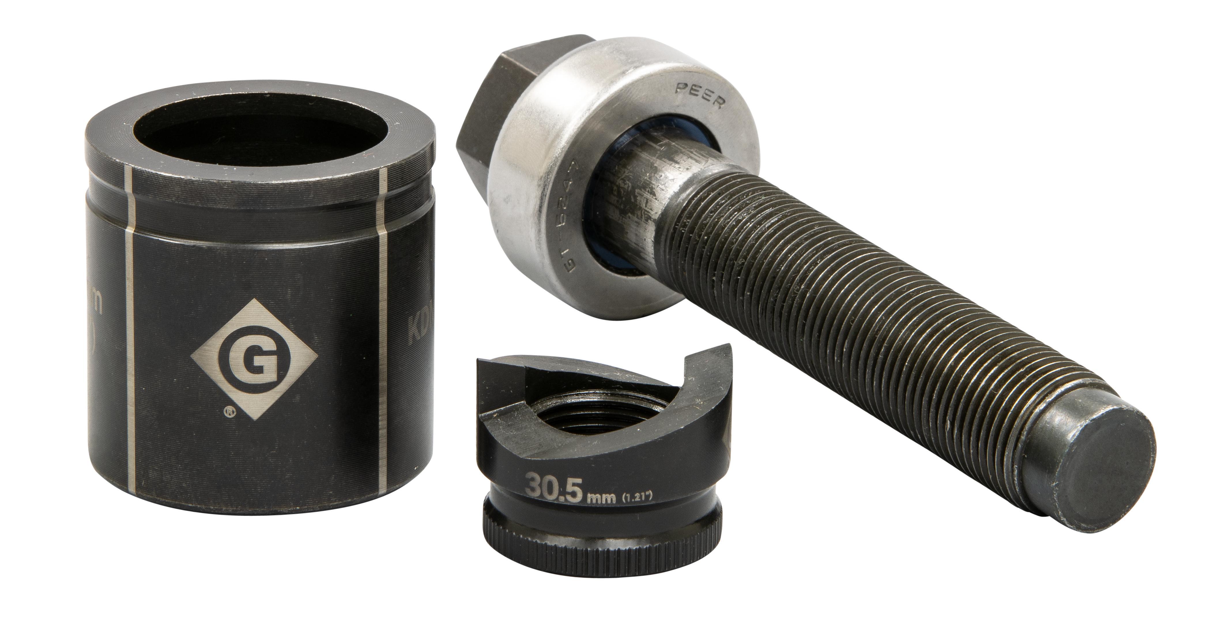 K2BBM-0305 GREENLEE KO SET, SB, 30.5MM