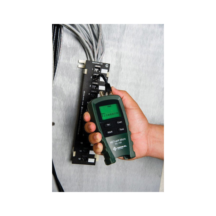NC-100 GREENLEE TESTER, VDV NETcat (POP) 78331023636