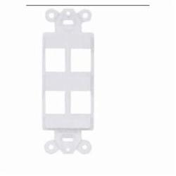 ISF4OW HUB PLATE, DECORATOR FRAME,4PORT,OW