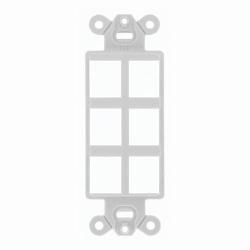 ISF6OW HUB PLATE, DECORATOR FRAME,6PORT,OW