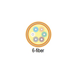 61337-6 HITACHI 6-FIBER 50S OM3 DISTRIBUTION W/INTERLOCK ARMORED PLENUM JACKET