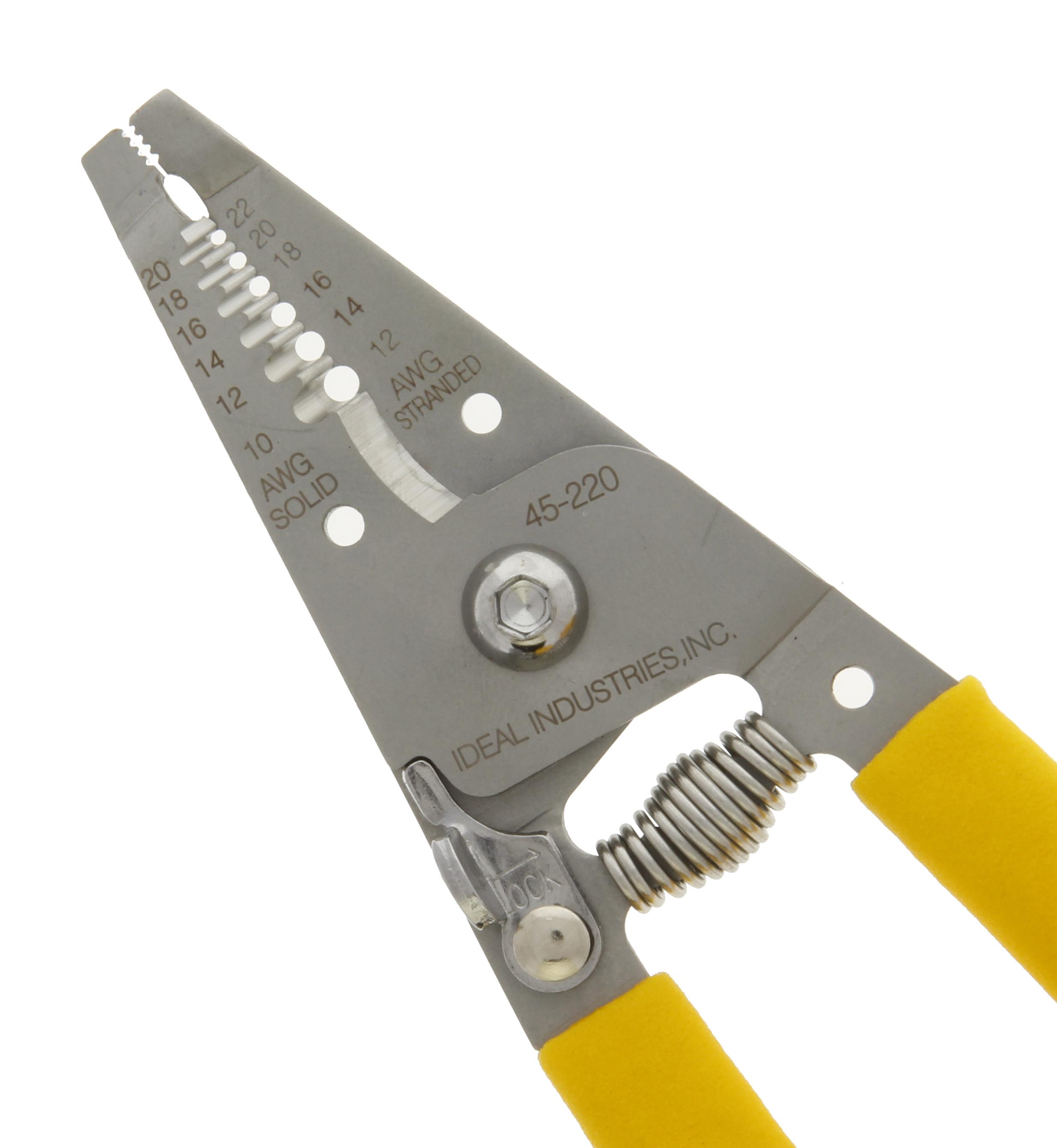 45-220 IDEAL STAINLESS STEEL WIRE STRIPPER STRAIGHT