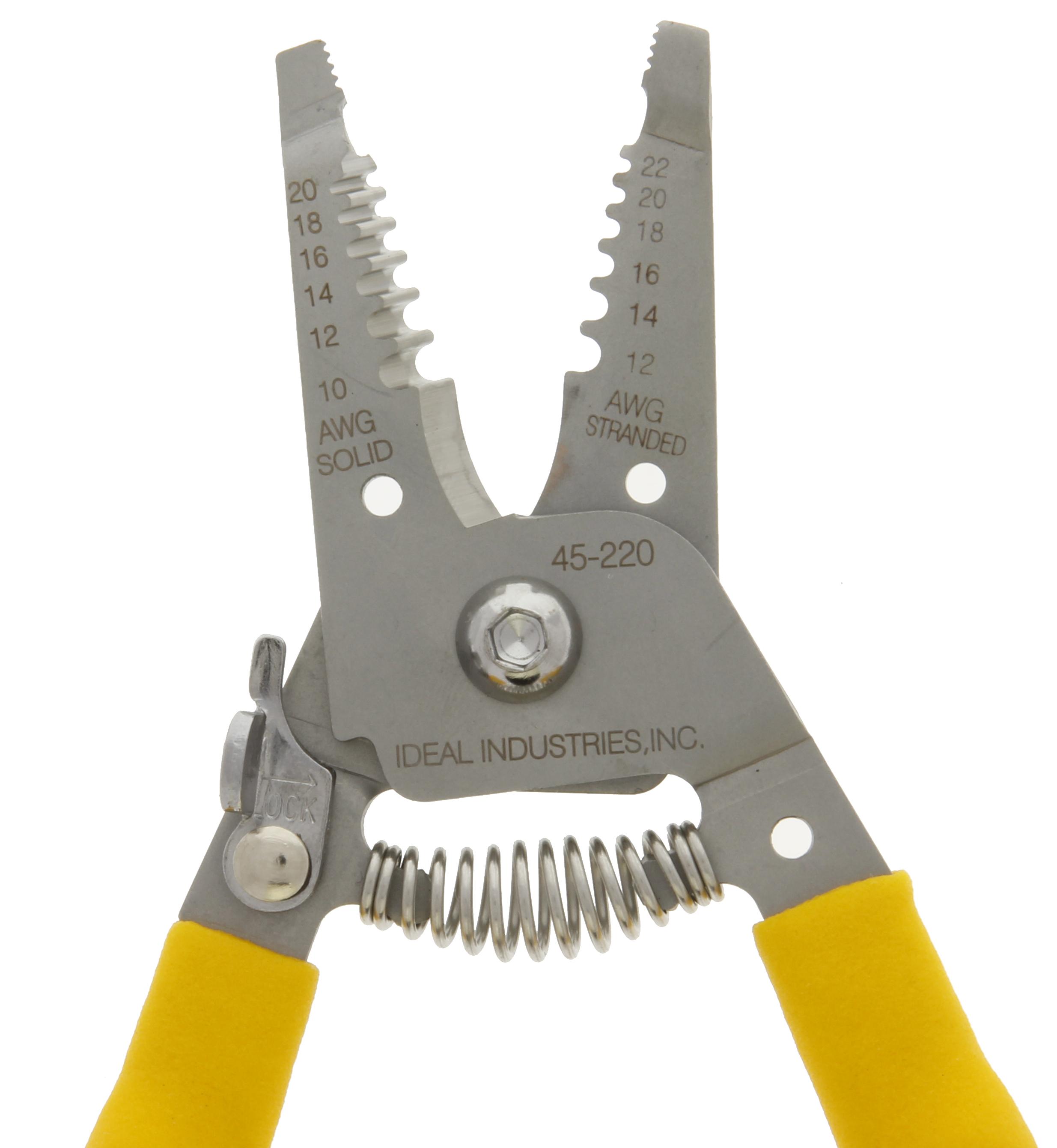 45-220 IDEAL STAINLESS STEEL WIRE STRIPPER STRAIGHT