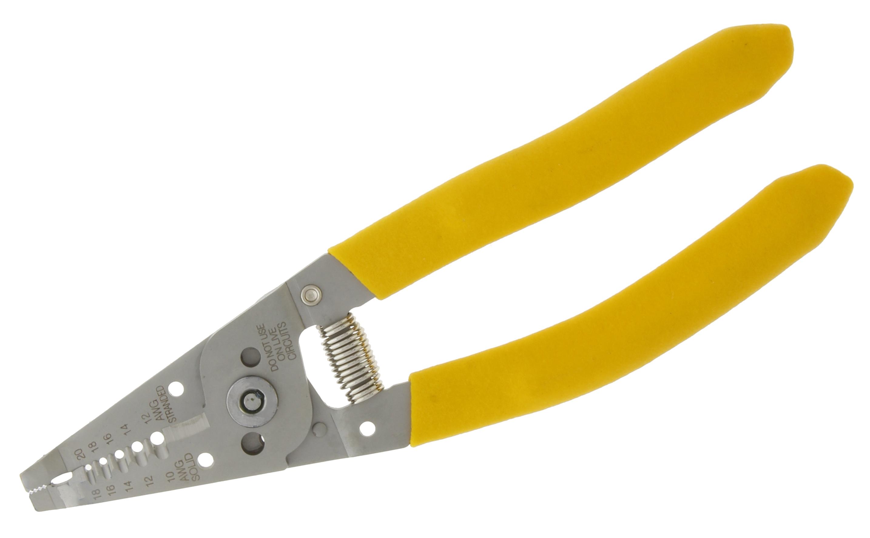45-221 IDEAL STAINLESS STEEL WIRE STRIPPER CURVED HANDLE