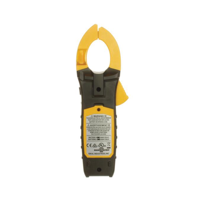 61-737 IDEAL 400A AC TRMS CLAMP METER, W/NCVT & TEMP