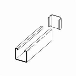 B222GRN B-LINE CHANNEL END CAP, TYPE X, USE WITH B11 CHANNEL, GREEN 78101152282