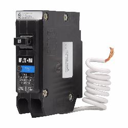 BRN115DF CH EATON BR DUAL FUNCTION AF/GF, PIGTAIL NEUTRAL, 15A, 10KAIC