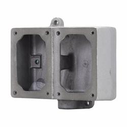EDS272 CRS-H 3/4 HUB DOUBLE GANG BACK BOX DEAD END...