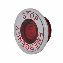 10250TC63 CH PUSH-PULL LENS SIDE LIGHTED R ESTOP