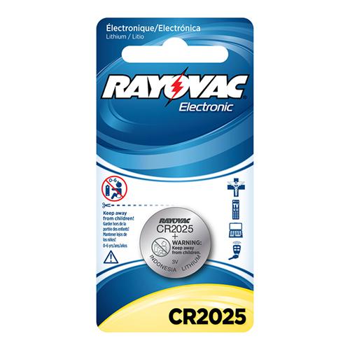 KECR2025-1G RAY 3.0 VOLT LITHIUM BATTERY CARDED