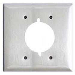 97222 MULBERRY 2G SAT-SS .030 STD SQ 2.125" 30/50A 3W RCPT PLATE