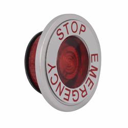 10250TC63 CH PUSH-PULL LENS SIDE LIGHTED R ESTOP