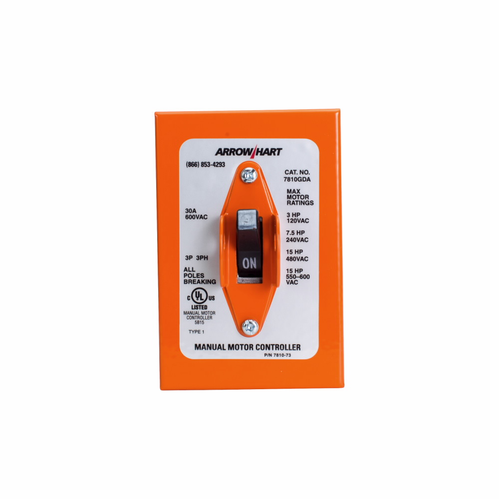 7810GDA CWD 3P 30A MAN CONT RED Kendall Electric Inc