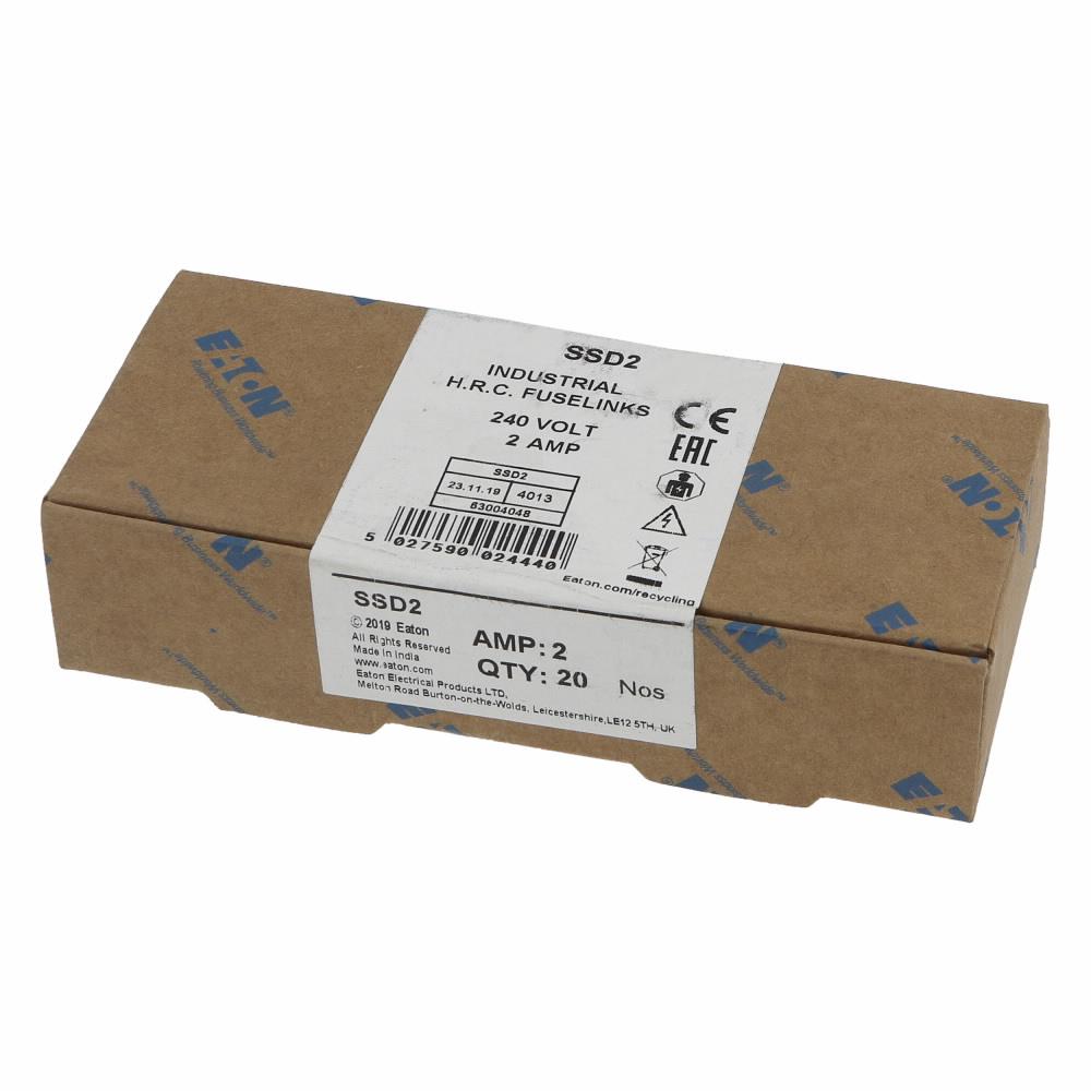 SSD2 BUSSMANN 2A 240V AC INDUSTRIAL FUSE