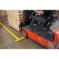 104372 BRADY 4" X 100' YELLOW FLOOR TAPE