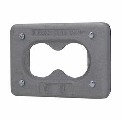 DS23G CRS-H SNGL GNG CST IRON SURF/FLUSH MNT DUPLEX COVER 3P 2W..
