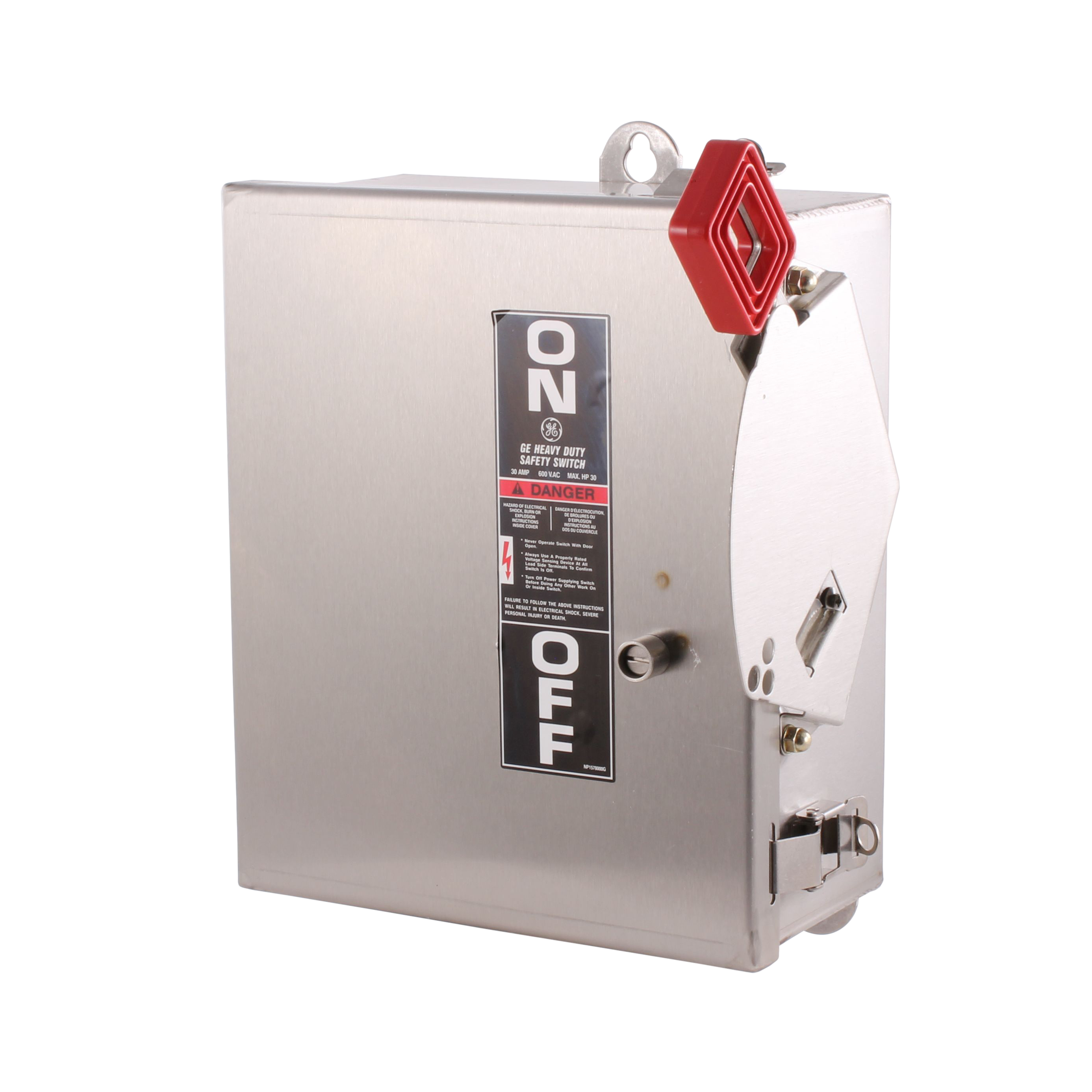 GE THN3361SS 3 Wire 3 Pole NonFusible HeavyDuty Safety GE THN3361SS 3 Wire 3 Pole NonFusible HeavyDuty Safety