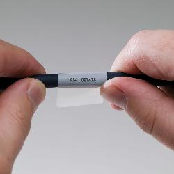 B33-75-427 BRADY B33, B427, CLEAR/WHITE, 2.25 X 1" 66282096935