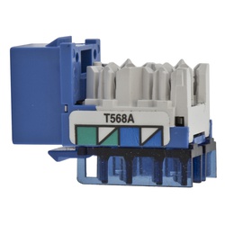 HXJ6R25 HUBBELL JACK, HXJ,CAT6,8POS,UNI A/B,RD,25PK