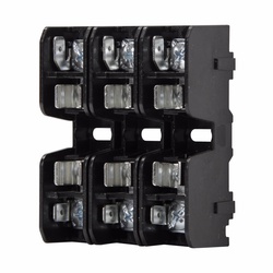 BMM603-3PQ BUS MIDGET FUSE BLOCK W/ PP & QC - 3 POLE