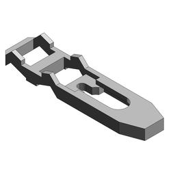 1350AL T&B CONDUIT SPACER 1/2-1IN ALUM..