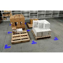 104432 BRADY 2 IN X 5 IN B514 BLUE FLOOR LS 20/PKG 75447316210
