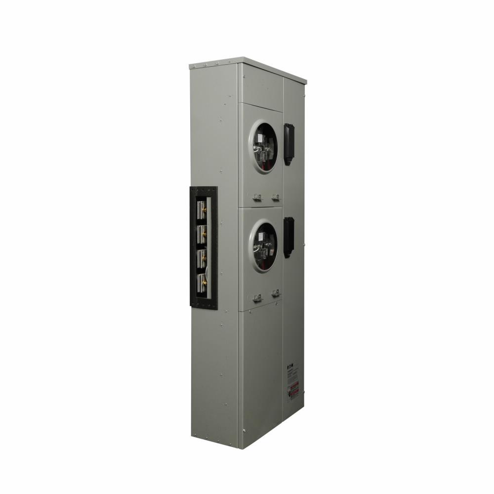 35MM240R124099 CH 2 HIGH COMM METER STACK W BREAKERS 200A, 200A