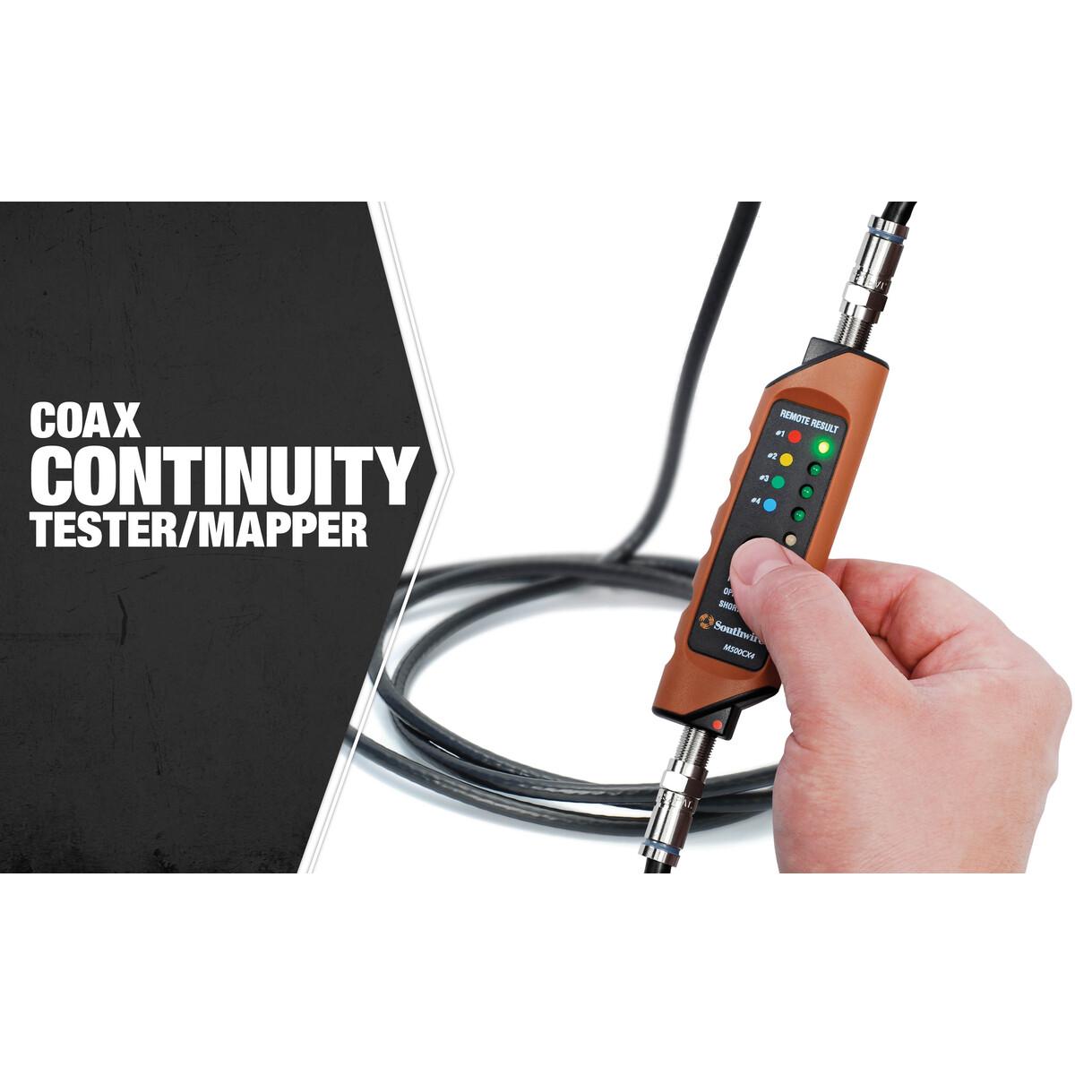 587449 SOUTHWIRE M500CX4 COAX CONTINUITY TESTER/MAPPER
