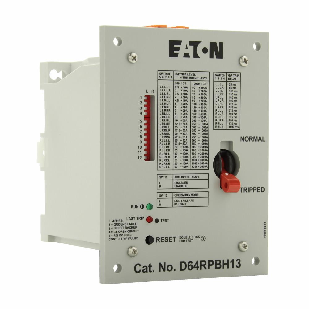 D64RPBH13 CH 120V SERVICE PROTECTION GROUND FAULT RELAY