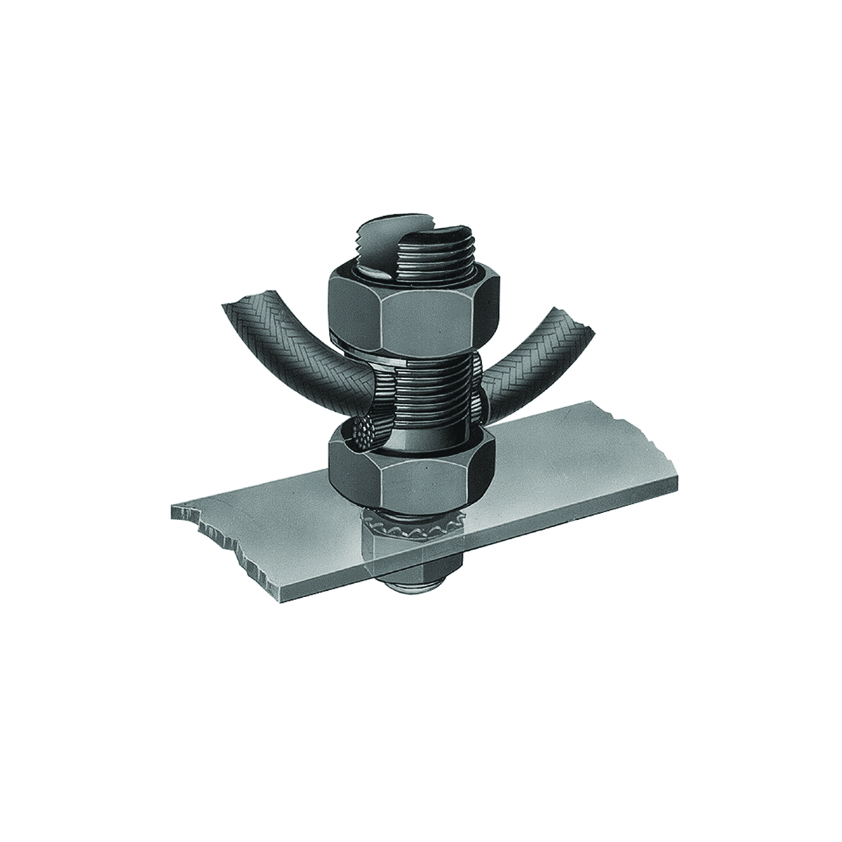 Electrical Grounding & Bonding Ground Mechanical Connectors GroundingBonding Post, BarFlat