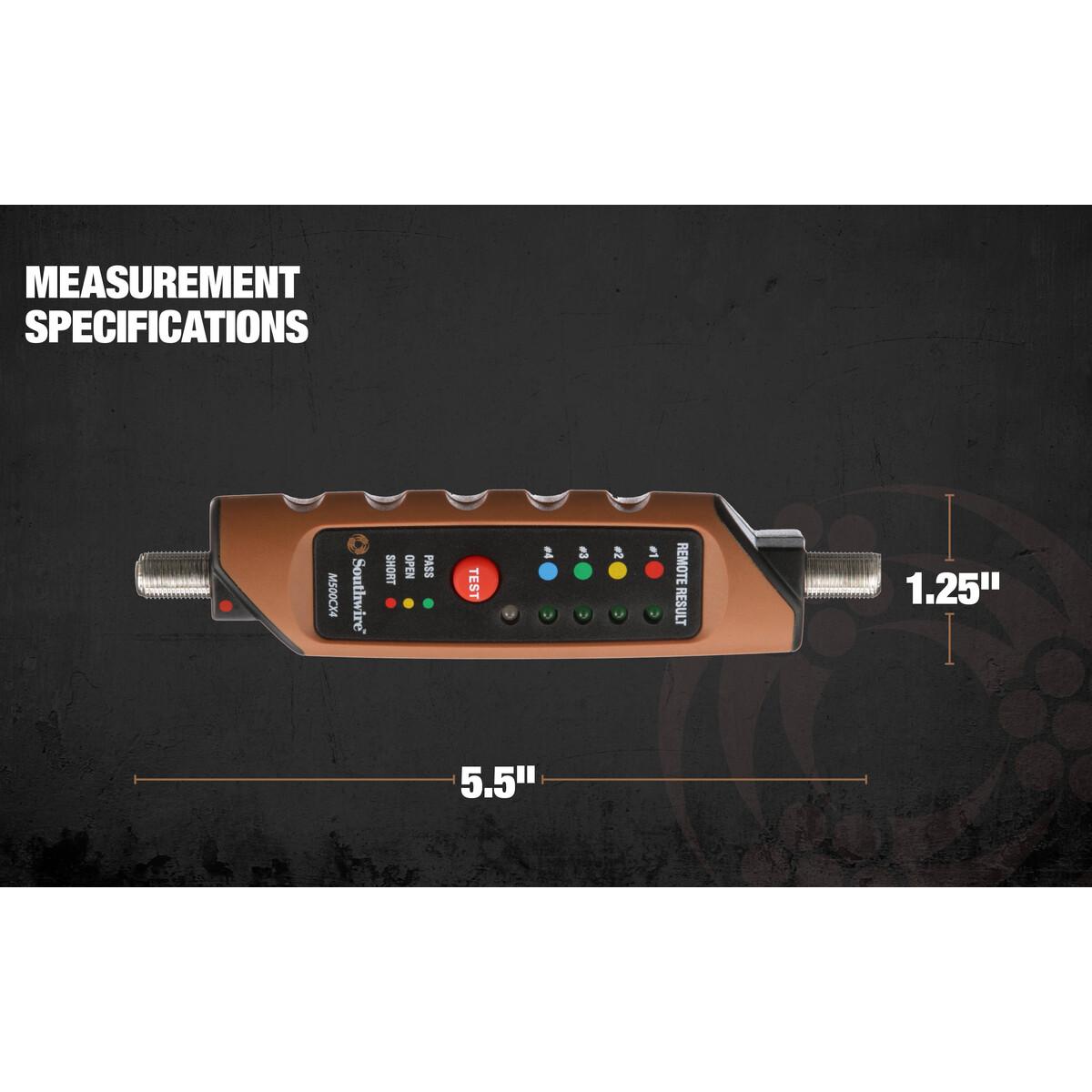 587449 SOUTHWIRE M500CX4 COAX CONTINUITY TESTER/MAPPER