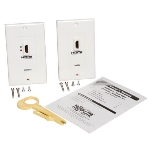 P167-000 TRIPP LITE HDMI OVER CAT5 ACTIVE EXTENDER WALL PLATE KIT
