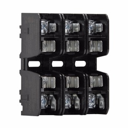 BMM603-3PQ BUS MIDGET FUSE BLOCK W/ PP & QC - 3 POLE