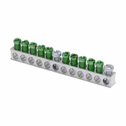 GBKP10 CH 10 TERMINAL GROUND BAR -CH/BR PON
