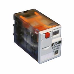 D7PF2AA CH RELAY DPDT 120VAC PLUG-IN LED MECHANICAL LEVER 15AMP/120V CONTACTS 8BLADE 12AMP/277VAC 28VDC