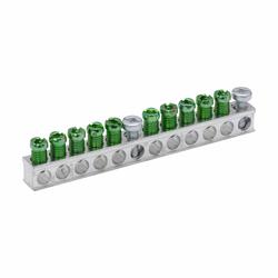 GBKP10 CH 10 TERMINAL GROUND BAR -CH/BR PON
