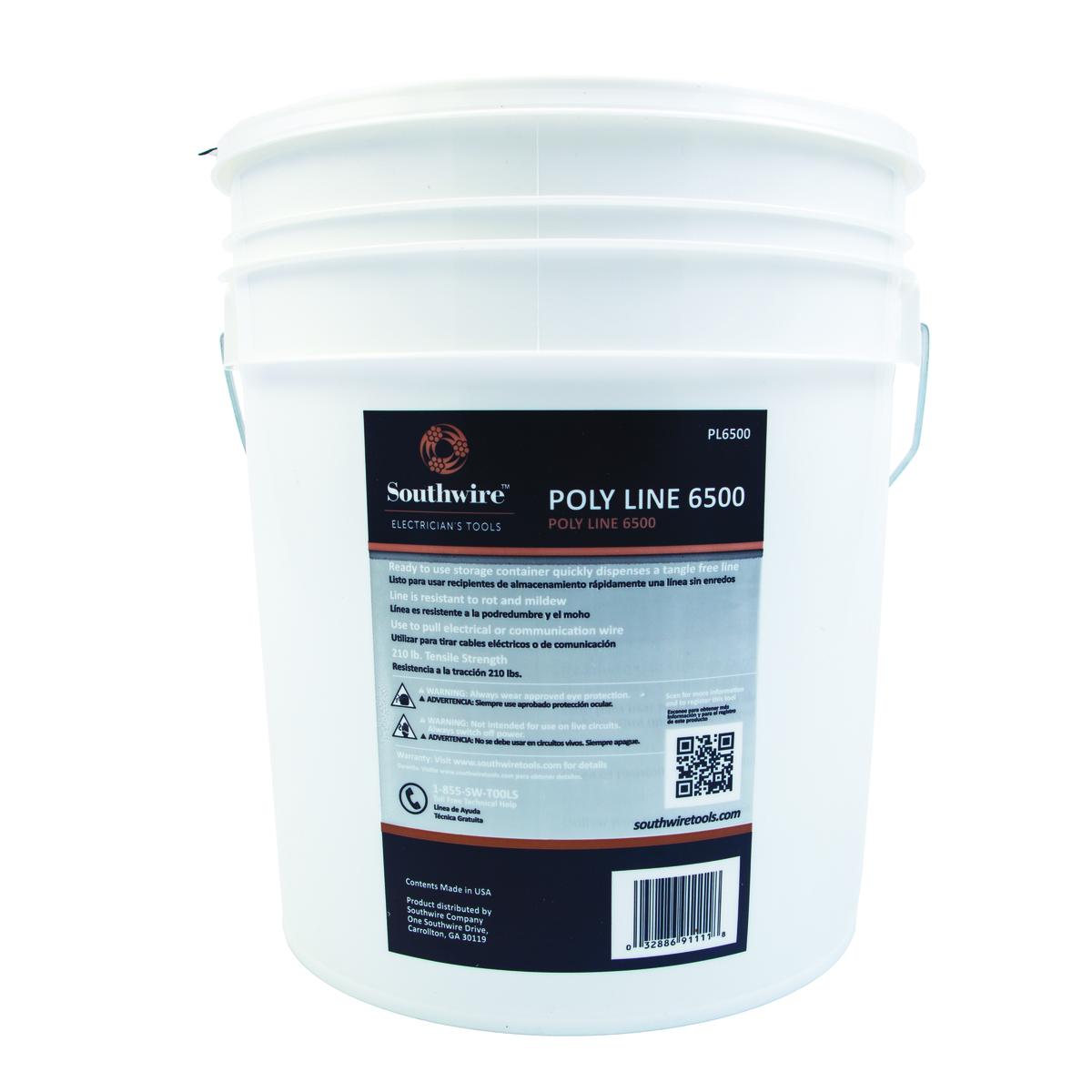 SOUTHWIRE 58-28-05-40 PL6500 6500' JETLINE POLYLINE PAIL