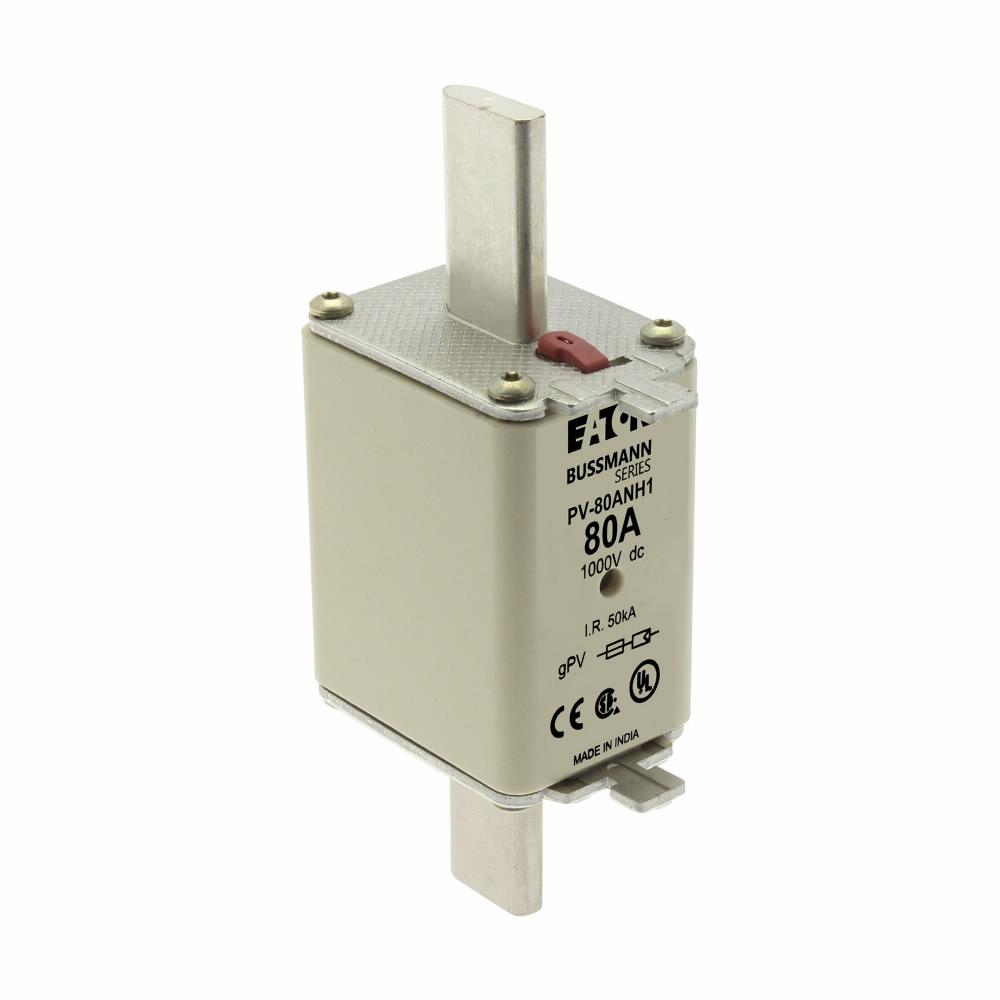 PV-80ANH1 BUSSMANN FUSE 80A 1000V DC PV SIZE 1 DUAL IND