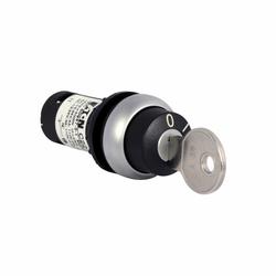 C22-WS-MS2-K10 CH COMPACT SELECTOR SWITCH 22MM KEY 2POSITION MOMENTARY SILVER BEZEL 1NO KEY REMOVAL LEFT MS2 KEY CODE (CAN BE CONVERTED TO MAINTAINED)