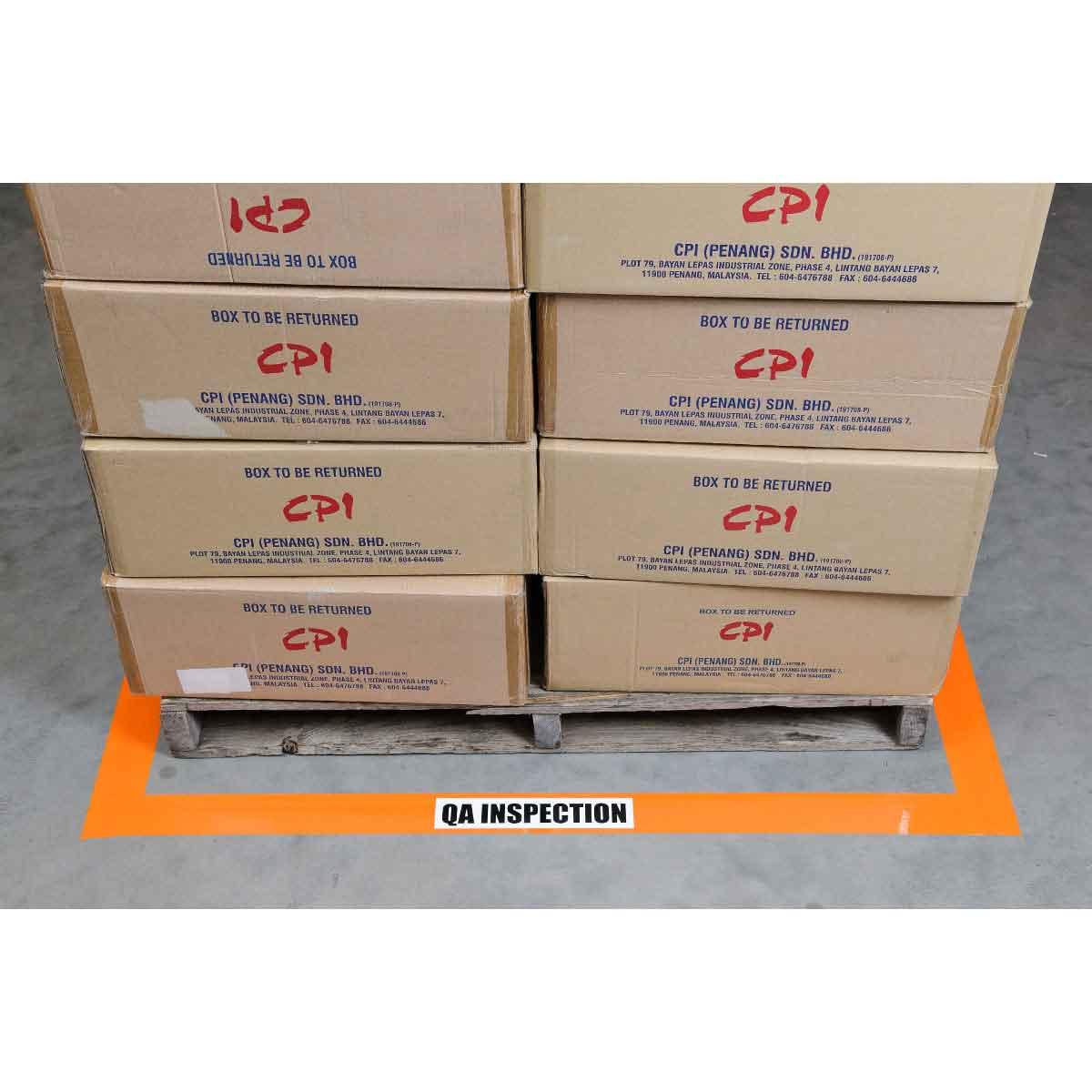 104346 BRADY 3" X 100' B514 ORANGE FLOOR TAPE