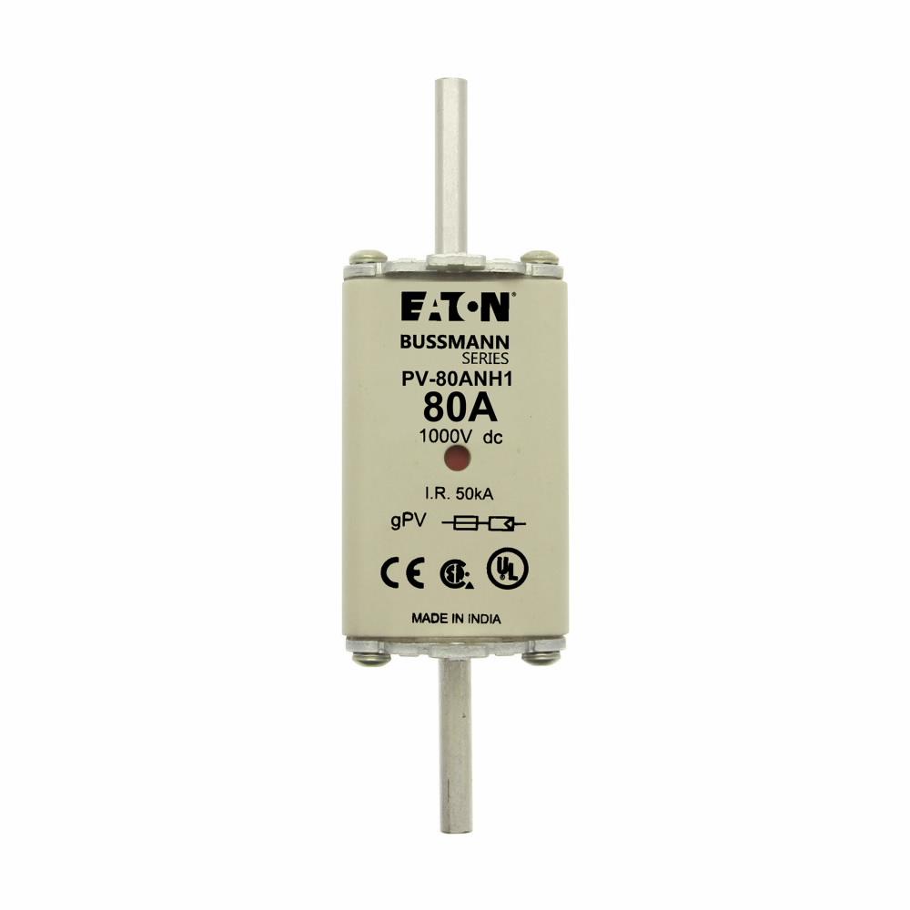 PV-80ANH1 BUSSMANN FUSE 80A 1000V DC PV SIZE 1 DUAL IND