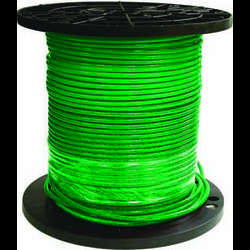 4 THHN CU STRD GREEN 500' REEL WIRE..