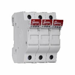 CHM3DU BUS 3-POLE 30A 600V MFH FOR 10X38 MIDGET FUSE