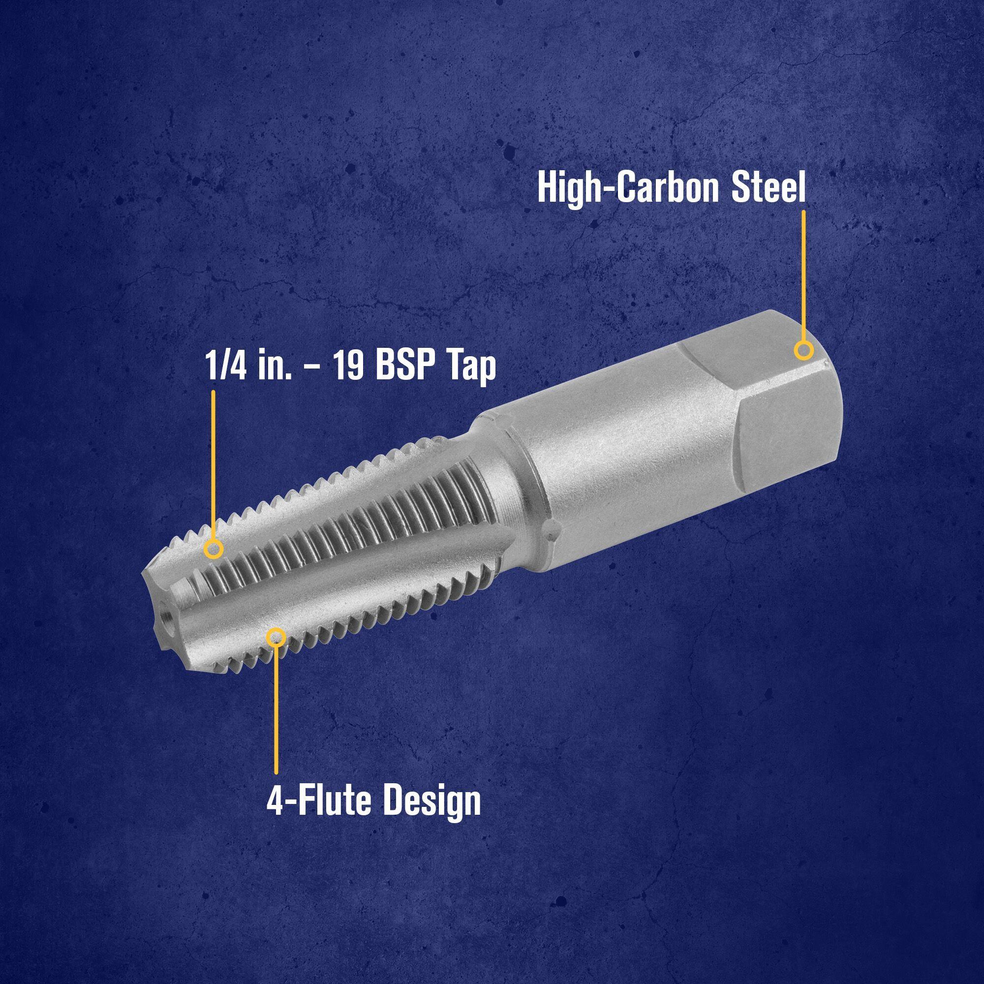 1912ZR IRWIN TAP 1/4""-19BSP TAPER
